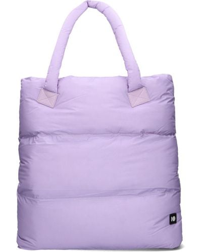 10Days Shopper Pillow Tote Bag - Lila