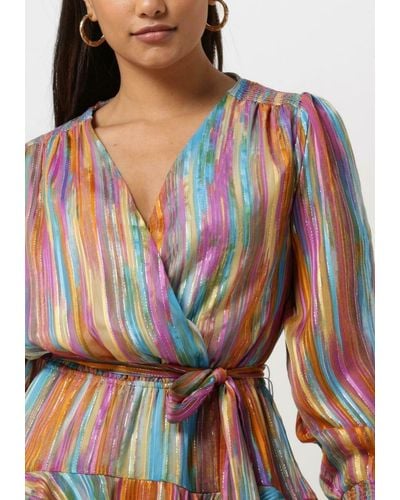 Neo Noir Minikleid Dennie Blurred Stripe Dress - Mehrfarbig