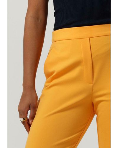 Beaumont Organic Hose Pants Wide Flare Double Jersey - Orange