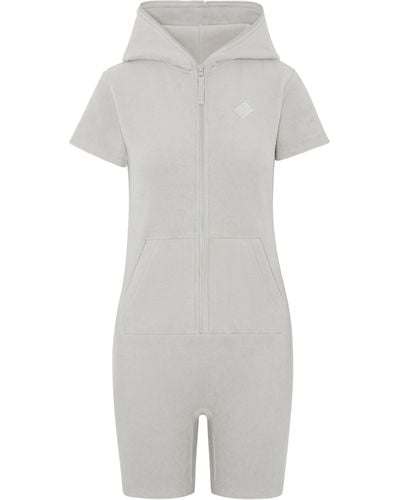 OnePiece Towel club fitted short jumpsuit - Grau