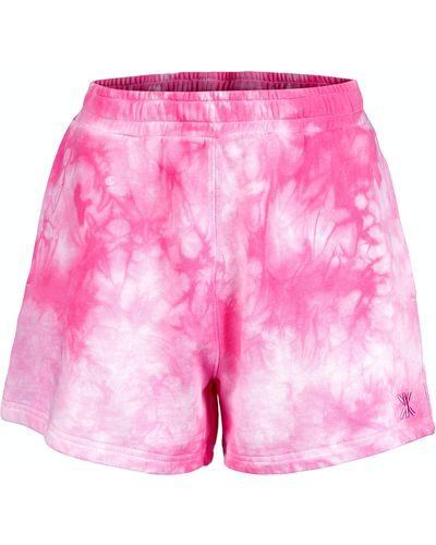 OnePiece Tie dye womens shorts pink