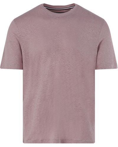Tommy Hilfiger Menswear T-shirt Km - Paars