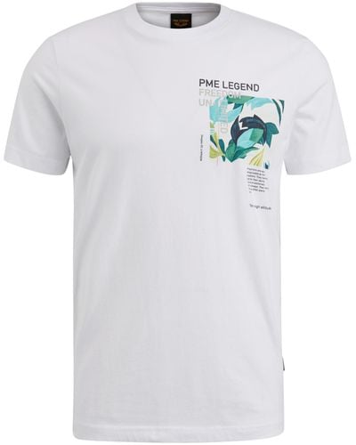 PME LEGEND T-shirt Km - Wit