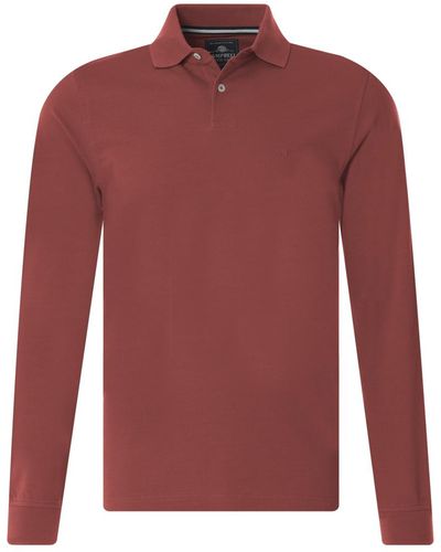 Campbell Classic Harton Polo Lm - Rood
