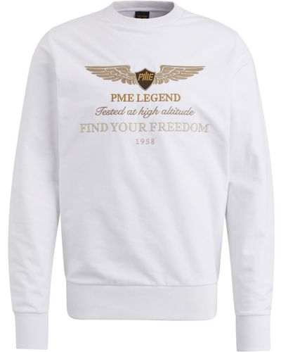 PME LEGEND Sweater - Wit