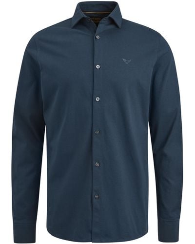 PME LEGEND Casual Overhemd Lm - Blauw