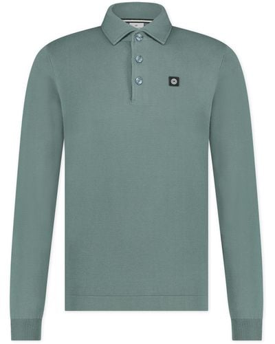 BLUE INDUSTRY Polo Lm - Groen