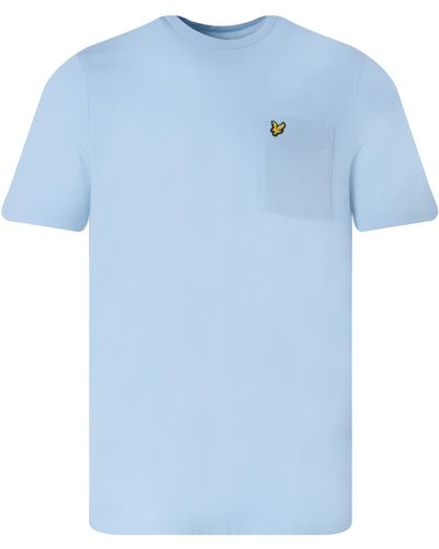 Lyle & Scott T-shirt Km - Blauw