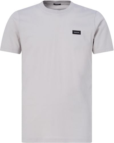 Denham Slim T-shirt Km - Wit