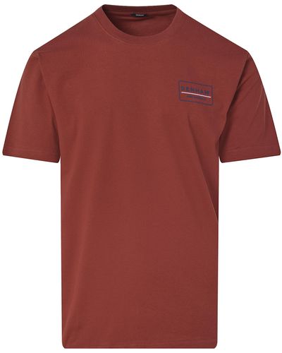 Denham Creston T-shirt Km - Rood