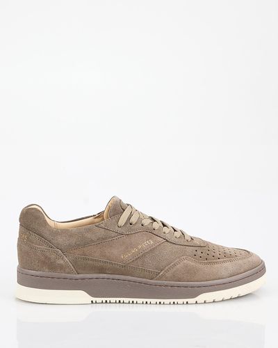 Filling Pieces Ace Suede Taupe Sneakers - Bruin