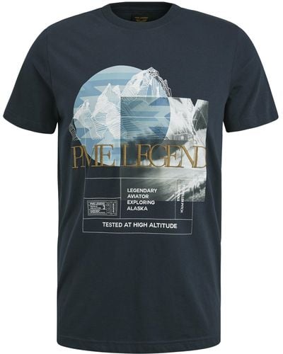 PME LEGEND T-shirt Km - Blauw