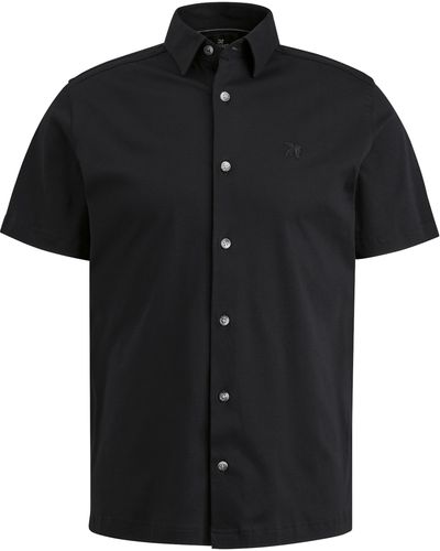 Vanguard Casual Overhemd Km - Zwart