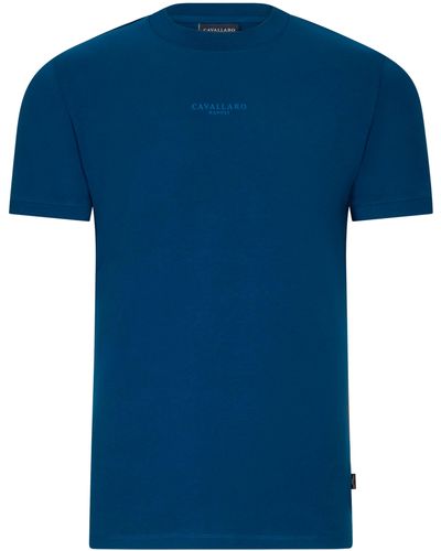 Cavallaro Napoli Darenio T-shirt Km - Blauw