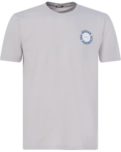 Denham Vintage Reg T-shirt Km - Wit