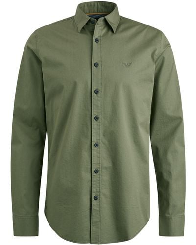 PME LEGEND Casual Overhemd Lm - Groen