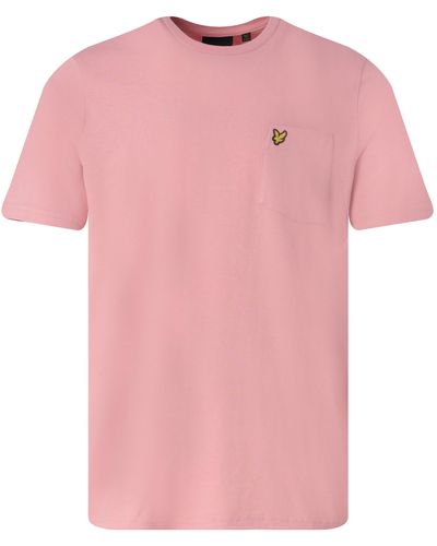 Lyle & Scott T-shirt Km - Roze