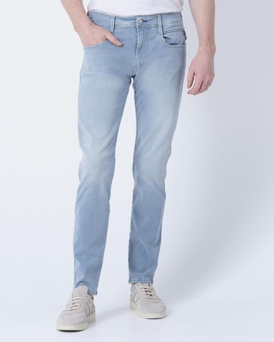Replay Anbass Hyperflex Re-used Jeans - Blauw