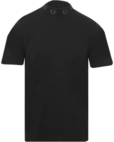 Fred Perry T-shirt Km - Zwart