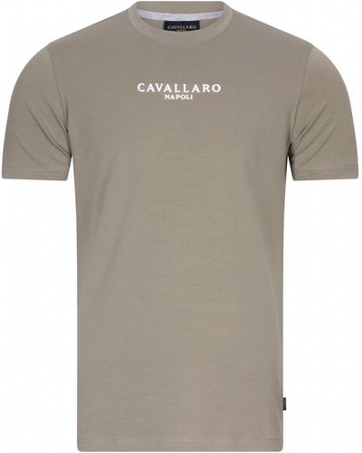 Cavallaro Napoli Bari T-shirt Km - Grijs