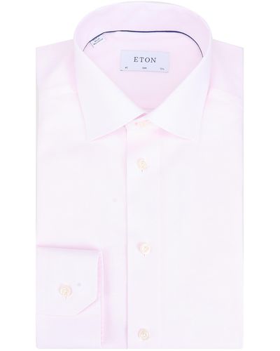 Eton Overhemd Lm - Wit