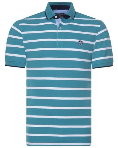 Campbell Classic Polo Km - Blauw