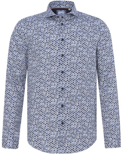 BLUE INDUSTRY Casual Overhemd Lm - Blauw