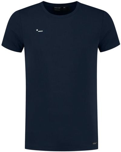 MORSE CODE T-shirt Km - Blauw