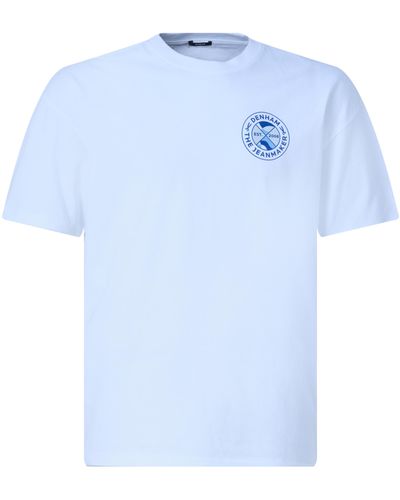 Denham Soho Box T-shirt Km - Blauw