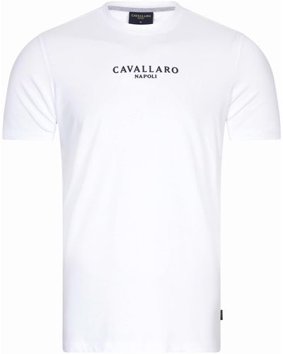 Cavallaro Napoli Bari T-shirt Km - Wit