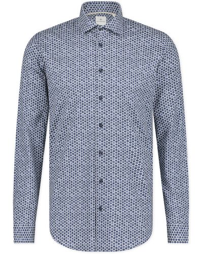 BLUE INDUSTRY Casual Overhemd Lm - Blauw