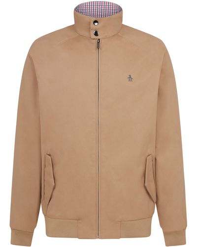 Original Penguin Harrington Jacket In Kelp - Natural