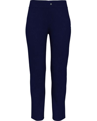 Original Penguin Women's Veronica 5-pocket Full Length Golf Trousers In Black Iris - Blue
