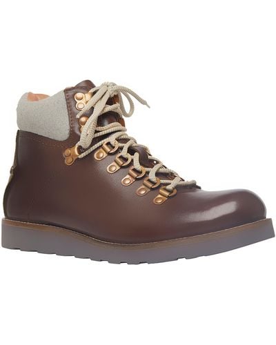 Original Penguin Anish Boot In Leather Brown