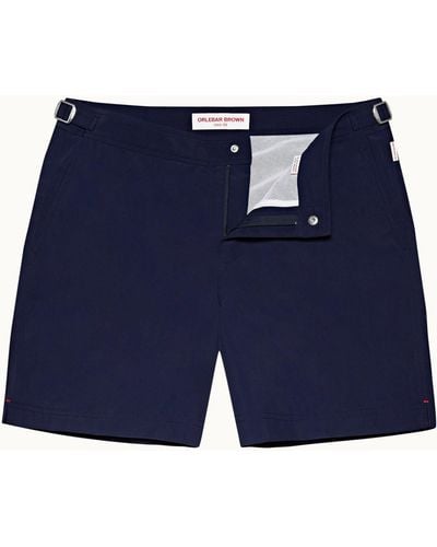 Orlebar Brown Navy Mid-length Swim Shorts - Blue