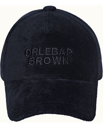 Orlebar Brown Towelling Trucker Cap - Blue