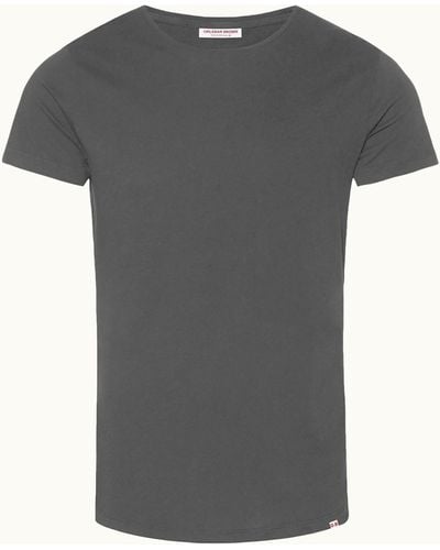 Orlebar Brown Tailored Fit Crew Neck Cotton T-shirt - Gray