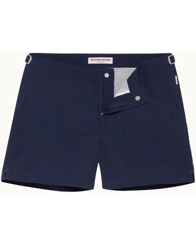 Orlebar Brown Navy Shorter-length Swim Shorts - Blue