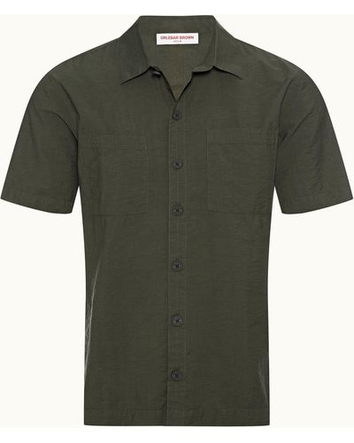 Green Orlebar Brown Shirts for Men | Lyst