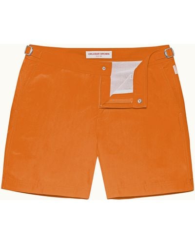 Orlebar Brown Mid-length Swim Short - Orange