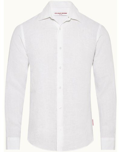Orlebar Brown Tailored-fit Shirt - White