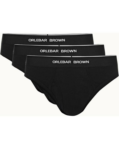 Black Orlebar Brown Underwear for Men | Lyst