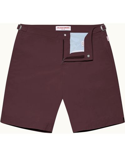 Orlebar Brown Longer-length Swim Shorts - Purple