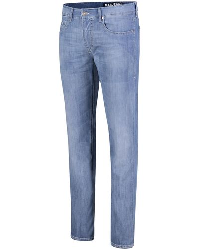 M·a·c 5-Pocket-Jeans ARNE SUMMER cobalt blue authentic wash 0500-00-0955L-H242 - Blau