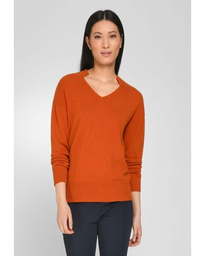 include Strickpullover New Wool mit modernem Design - Orange