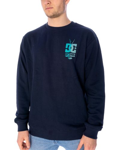 DC Shoes Shoes Sweater Sweatpulli DC Watch And Learn - Blau
