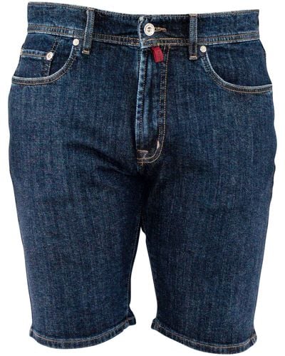 Pierre Cardin 5-Pocket-Jeans LYON SHORTS dark blue 34221 7611.07 - Blau