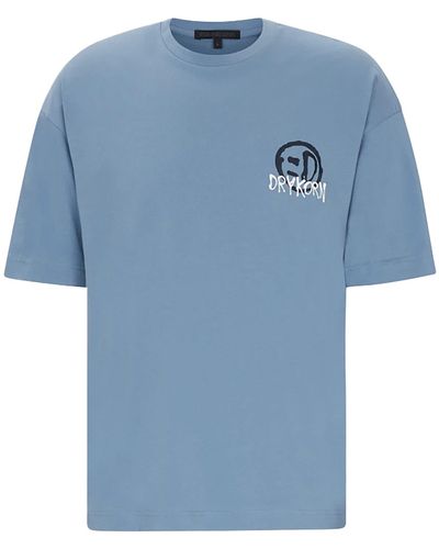DRYKORN T-Shirt Anayo_GD (1-tlg) - Blau