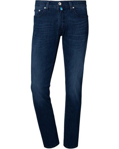 Pierre Cardin 5-Pocket-Jeans FUTUREFLEX LYON dark blue light washed out 3451 8880.70 - Blau