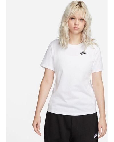 Nike T-Shirt W NSW TEE CLUB 100 - Weiß